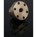 RS PRO 3 mm Flanged Round Nut For Lead Screw 12 mm 35 mm Length Bronze 862-5329