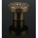 RS PRO 3 mm Flanged Round Nut For Lead Screw 12 mm 35 mm Length Bronze 862-5329