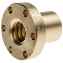 RS PRO 5 mm Flanged Round Nut For Lead Screw 24 mm 44 mm Length Bronze Italy 862-5341