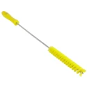 Vikan Yellow Bottle Brush, 20 mm Diameter x 500 mm Length with 9 mm Polyethylene Terephthalate Bristle, Polypropylene 53766
