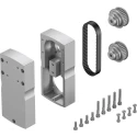 Festo Mounting Equipment for Use With Thermocouple or PRT Probe, IP40 Protection, Gear Unit Ratio 1:1 EAMM-U-86-D40-80P-102