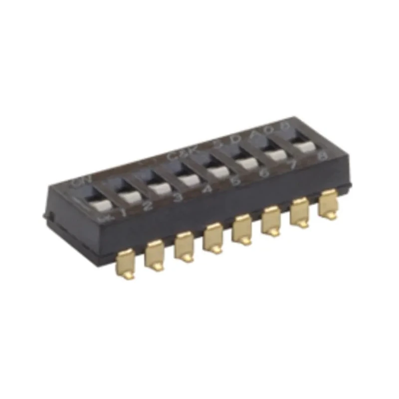 C & K Flush, Recessed, Slide Rotary Coded DIP Switch SDA02H0SB