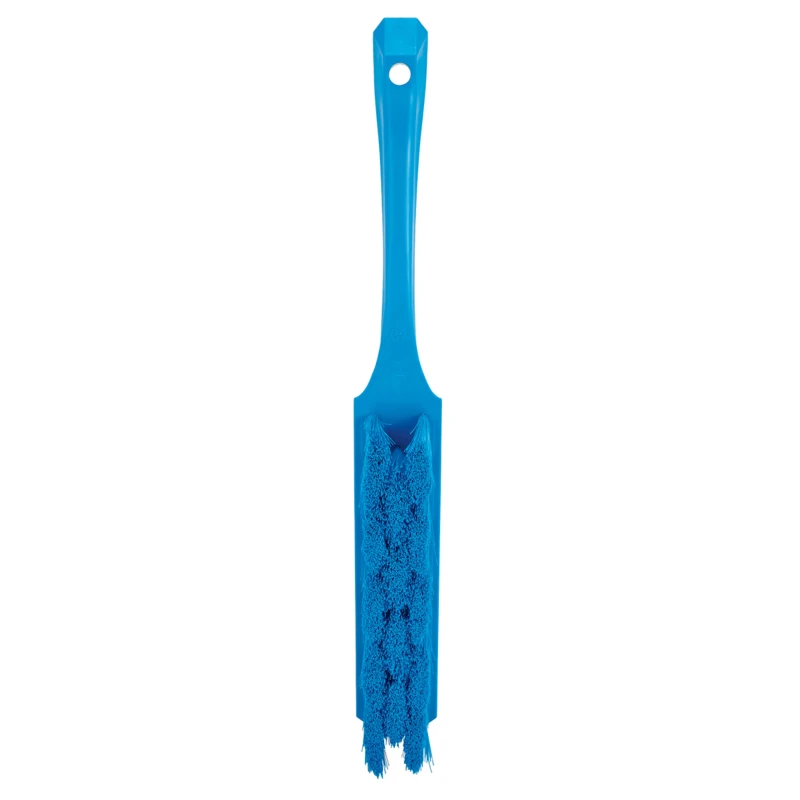 Vikan Blue Hand Brush with 57 mm Bristle Length, 330 mm Overall Length, 35 mm Overall Width, 135 mm Overall Height 45813