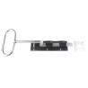 RS PRO Steel Epoxy Black Bow Handle Door Bolt 300mm 894-6743