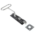 RS PRO Steel Epoxy Black Bow Handle Door Bolt 300mm 894-6743