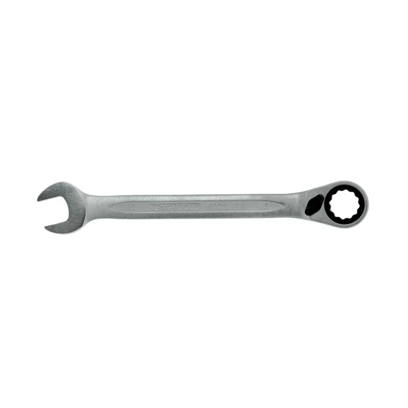 Teng Tools Combination Ratchet Spanner Satin Finish 208mm Overall Length 16 mm 600516R