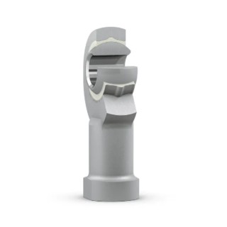 SKF M27 x 2 Steel Rod End, 30mm Bore Metric, 64kN Dynamic Load, 69.5kN Static Load SIKAC 30 M/VZ019