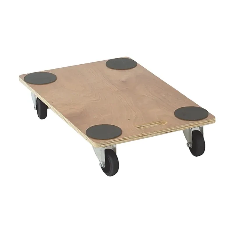 RS PRO Wood Dolly Load Capacity 240 kg, Platform Size 460mm W x 760mm L x 135mm H, Wheel Diameter 90mm 909-7040