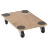 RS PRO Wood Dolly Load Capacity 240 kg, Platform Size 460mm W x 760mm L x 135mm H, Wheel Diameter 90mm 909-7040