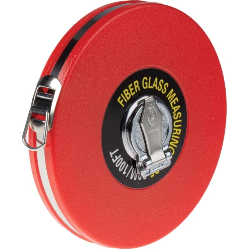 RS PRO 30 m Tape Measure, Imperial and Metric Units, Red ABS Case, Class III Standards 913-1554