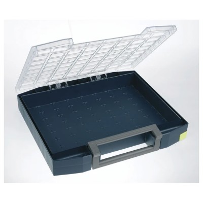 Raaco Blue Polypropylene, Polycarbonate Compartment Box 78 mm x 465 mm x 401 mm 134958