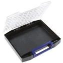 Raaco Blue Polypropylene, Polycarbonate Compartment Box 78 mm x 465 mm x 401 mm 134958