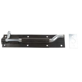 RS PRO Steel Epoxy Black Necked Tower Door Bolt 200mm 751-297