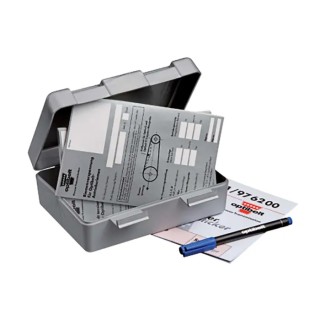 OPTIBELT Drive Belt Diagnostic Kit containing Smudge Resistant Marker and 2 Pads, Belt Guards Note Box