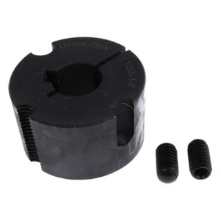 RS PRO Taper Bush Cast Iron 10 mm Bore Diameter 38 mm Outside Diameter 22 mm Length 5.6 Nm Torque 146-5440