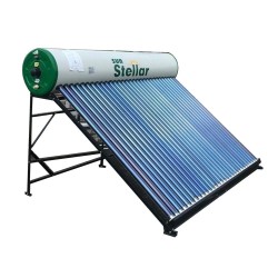 Sun Stellar Solar Water Heater 100 LPD SS 304 - NW ( Non Welded With Make Up Tank )