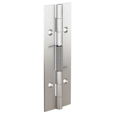 Pinet Zinc Plated Steel Spring Hinge, Screw Fixing, 120 mm x 40 mm x 1.5 mm 71-1-3805