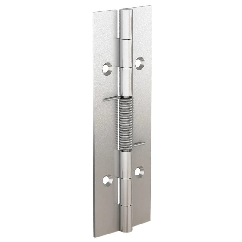 Pinet Zinc Plated Steel Spring Hinge, Screw Fixing, 120 mm x 40 mm x 1.5 mm 71-1-3805