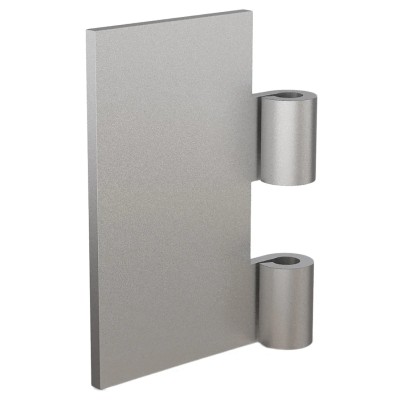 Pinet Steel Raw Butt Hinge with Knuckle Pin, Screw Fixing, 80 mm x 50 mm x 3 mm 50-1-3993