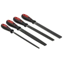 RS PRO 4 Piece 200 mm Second Cut Engineers File Set with Ergonomic Handles 146-7306