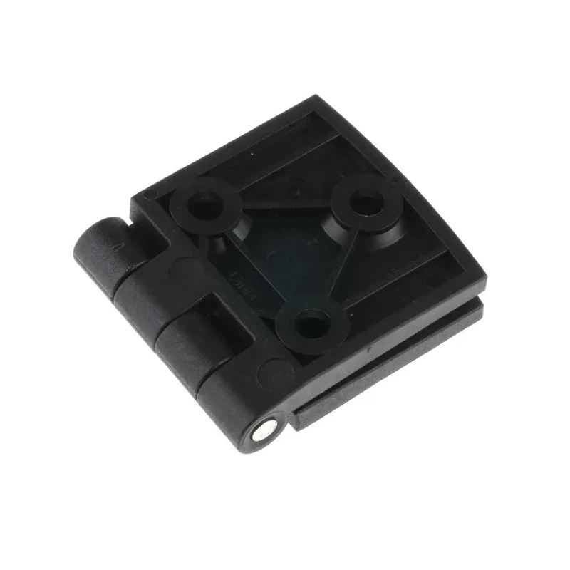 Pinet Black Polyamide Butt Hinge, Screw Fixing, 40 mm Length x 80 mm Width x 5.2 mm Thickness 5413569