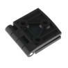 Pinet Black Polyamide Butt Hinge, Screw Fixing, 40 mm Length x 80 mm Width x 5.2 mm Thickness 5413569