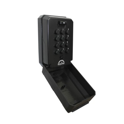 Squire Combination Lock Key Lock Box Die Cast Zinc Wall Mount Black White RS KEYKEEP2