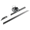 MikronTec Metric Bevel Protractor Stainless Steel Blade 300mm 400 300MM