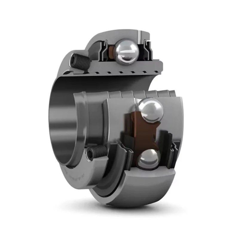 SKF Bearing Insert 30 mm ID 62 mm OD Steel with 11200N Static Load Rating and 19500N Dynamic Load Rating YSP 206 SB-2F
