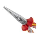 NWS 1-Piece Long Nose Plier Smooth Chrome Finish, Steel, Comfort Grip Handle, 205mm Overall Length N140-49-VDE-205-SB