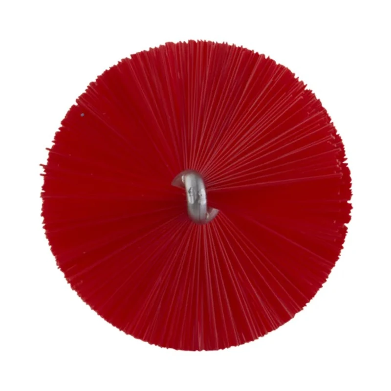 Vikan Red Bottle Brush 200mm Length, 40mm Diameter, Polypropylene Handle, Polyester Bristle 53684