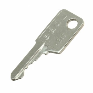 EAO Key Switch Key for Series 31 Switch Model 31-989.311, Metal Construction, 6g Weight 31-989.311
