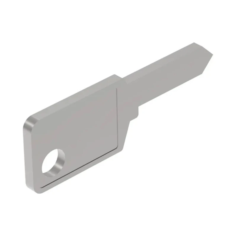 EAO Key Switch Key for Series 31 Switch Model 31-989.311, Metal Construction, 6g Weight 31-989.311
