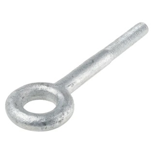 RS PRO Galvanised Steel Eye Bolt, M12 Thread Size, 50 mm Thread Length, 24 mm Eye Outside Diameter 124-4838