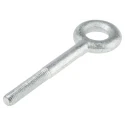 RS PRO Galvanised Steel Eye Bolt, M12 Thread Size, 50 mm Thread Length, 24 mm Eye Outside Diameter 124-4838