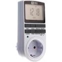 RS PRO Digital Plug In Timer 230V AC 50Hz Type F Schuko Socket 178-5372