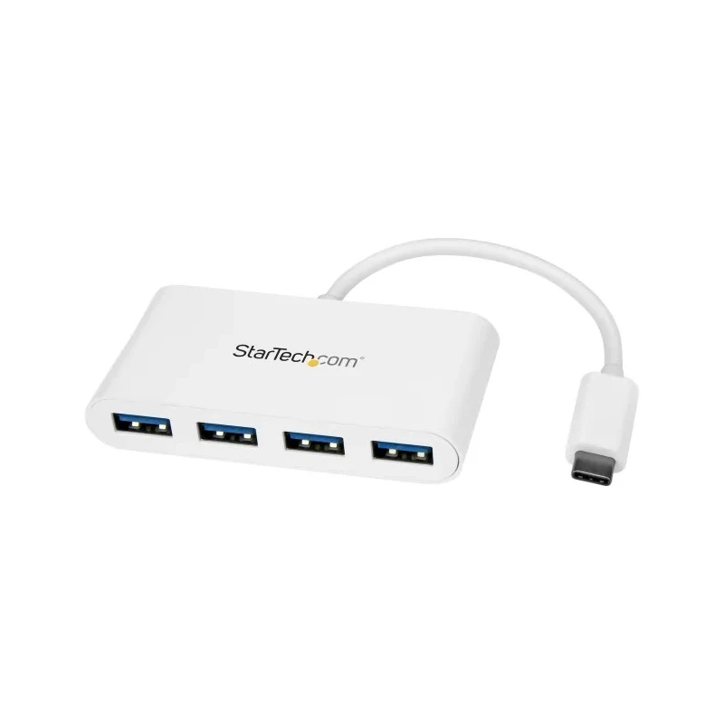 RS PRO 4 Port USB 3.0 USB Hub, USB Bus Powered, 80 mm x 41 mm x 15 mm HB30C4ABW