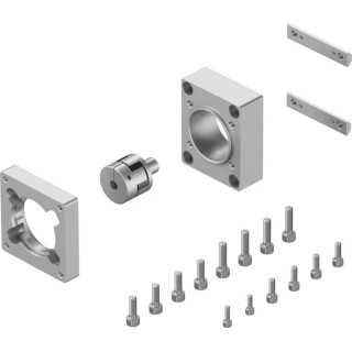 Festo Mounting Equipment for Electric Linear Actuators IP40, Transferable Torque 3.6 Nm, Weight 280 g EAMM-A-R38-57A