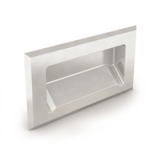 Pinet Stainless Steel Bolt On Flush Carrying Handle Satin Finish 120mm Width 62mm Height Load Capacity 60kg 19A3832
