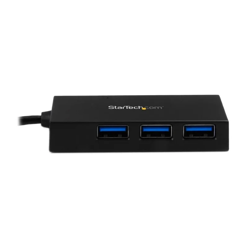 RS PRO 4 Port USB 3.0 USB Hub USB Powered with External 20W Adapter 74mm x 39mm x 13mm HB30C4AFS