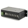 StarTech.com 7 Port USB 2.0 USB Hub, Terminal Connector Powered, 132mm x 42mm x 132mm HB20A7AME