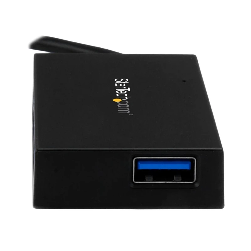 RS PRO 4 Port USB 3.0 USB Hub USB Powered with External 20W Adapter 74mm x 39mm x 13mm HB30C4AFS