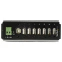 StarTech.com 7 Port USB 2.0 USB Hub, Terminal Connector Powered, 132mm x 42mm x 132mm HB20A7AME