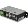 StarTech.com 4 Port USB 2.0 USB Hub Terminal Connector Powered Compact Enclosure 95 mm x 32 mm x 95 mm HB20A4AME