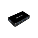 Transcend 4 Port USB 3.1 USB Hub, USB Powered, 78.6mm x 49.5mm x 15mm TS-HUB3K