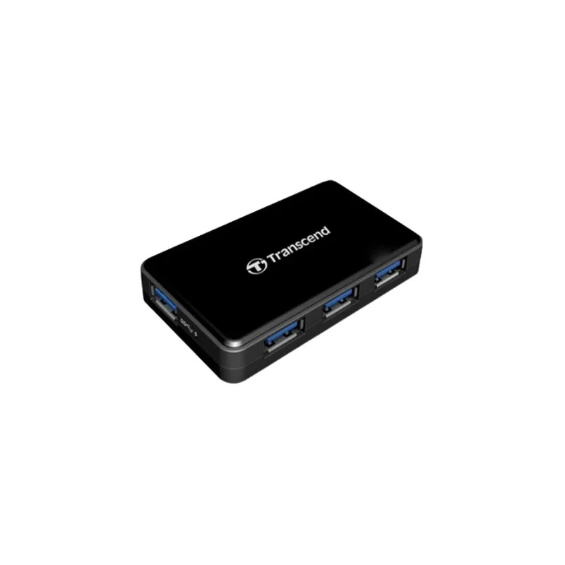 Transcend 4 Port USB 3.1 USB Hub, USB Powered, 78.6mm x 49.5mm x 15mm TS-HUB3K