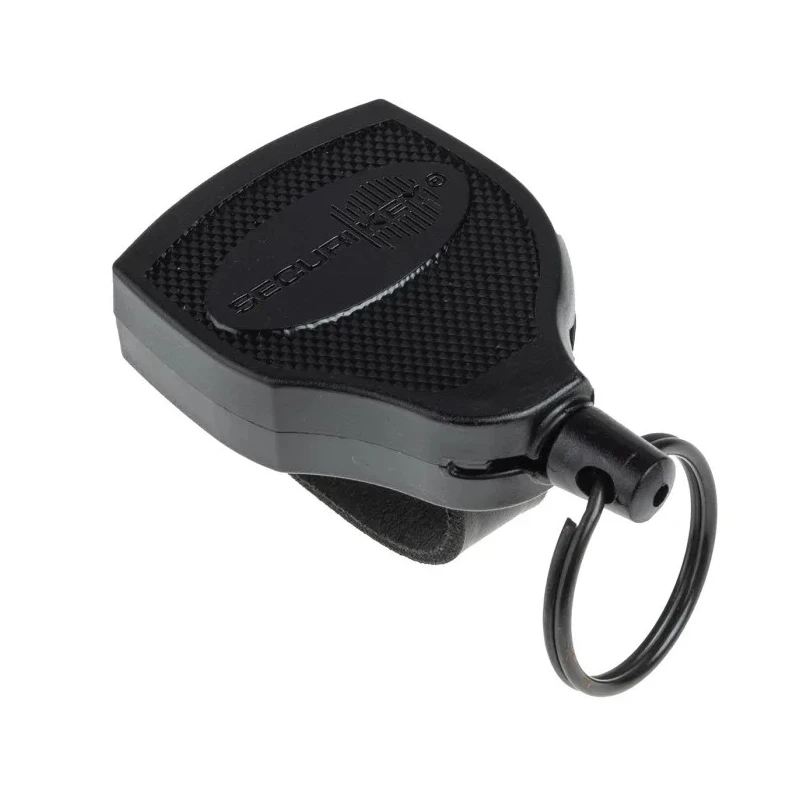 Securikey Retractable Key Chain with Kevlar Cord and Polycarbonate Casing Gold RHDK-LBL