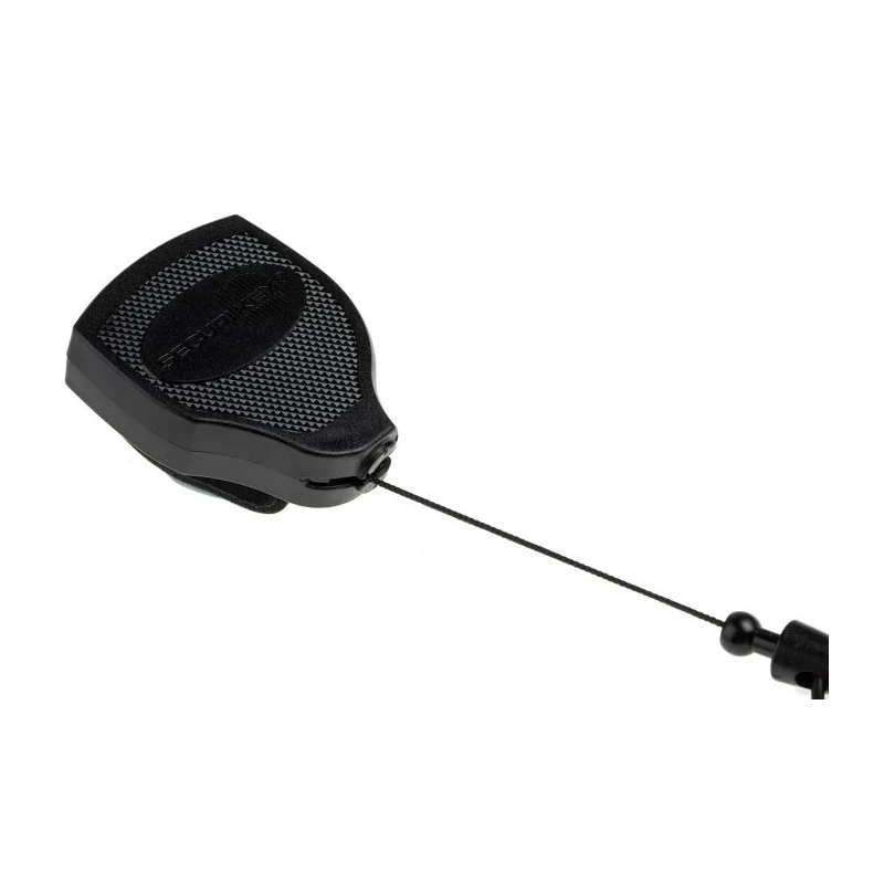 Securikey Retractable Key Chain with Kevlar Cord and Polycarbonate Casing Gold RHDK-LBL