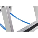 Zarges Aluminium 3 Steps Step Ladder, 0.88 m Open Length 41549