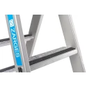 Zarges Aluminium 3 Steps Step Ladder, 0.88 m Open Length 41549